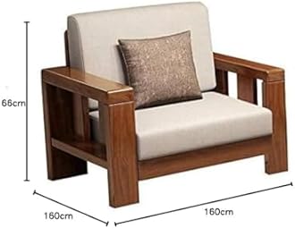 Wooden Sofa Set 5 Seater with Center Table for Living Room | Sofa Set 3+1+1 | Without Pillow with Cushions | Wooden Sofa Set Furniture | Sofa Set 5 Seater with Coffee Table