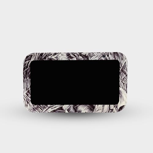 Image of MightySkins Carbon Fiber Skin Compatible with Amazon Echo Show 5 (Gen 3) - Nest Sketch | Protective, Durable Textured Carbon Fiber Finish | Easy to Apply