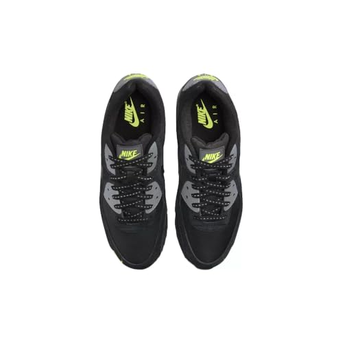 Image of Nike Air Max 90 Mens Trainers Fq2377 - Black Volt Cool Grey 001