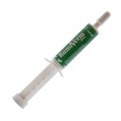 RumiVerm (30ml) -Complemento nutricional en Pasta para Cabras, ovejas y Otros rumiantes – Apoyo digestivo y Bienestar intestinal – Formato 30 ml, aplicación Oral