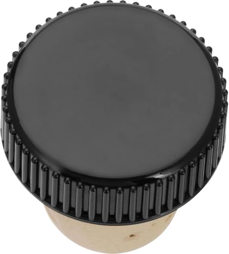 Westmark 10 Griffkorken für Wein-, Spirituosen-, Öl- oder Essigflaschen, Naturkork/Kunststoff, Hellbraun/Schwarz, 48202080