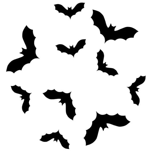 FIESTAS GUIRCA | Vampire Cake Decoration Stencil (25 cm) - Table Decoration Mould for Halloween and Themed Parties - Ideal for Celebrations and Events - White
