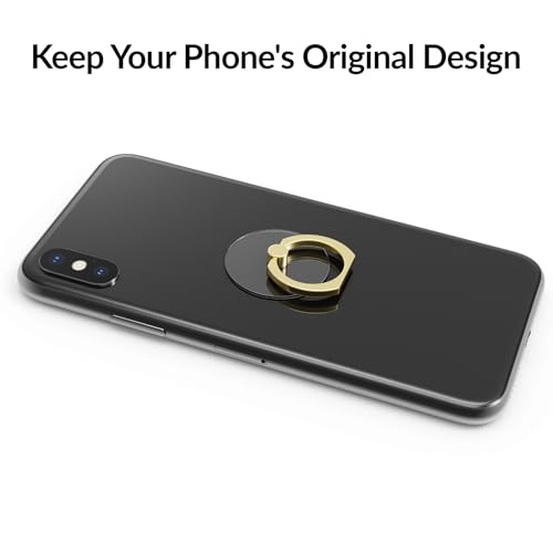 Support de téléphone rotatif à 360° avec base transparente et angle réglable | Lot de 3 - 2