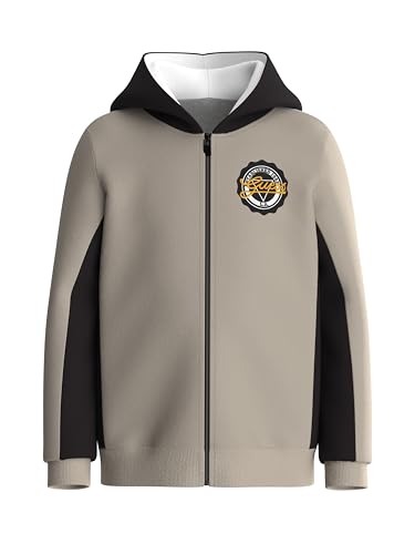 GUESS Boys' Eco Fleece Contrast Hooded Sweatshirt