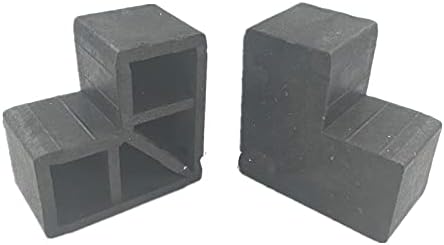 Angle Code, Aluminum Door and Window Connecting Elbow Angle Plastic Corner Code Fixing Parts 40x40 Square Pipe Connector Brackets(50PC)