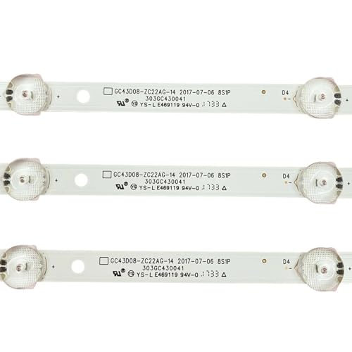 LED Strip för Samsung UN43J5202, UE43J5202AU och fler modeller
