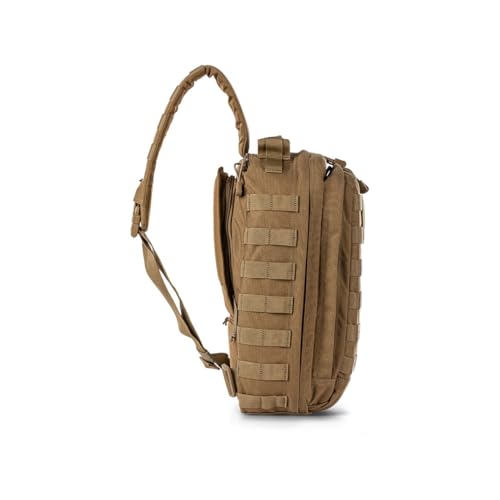 Image of 5.11 Tactical RUSH MOAB 8 Sling Pack 13L - Ambidextrous CCW Ready EDC Messenger Bag - Durable 1050D Nylon, Kangaroo, Style 56810ABR