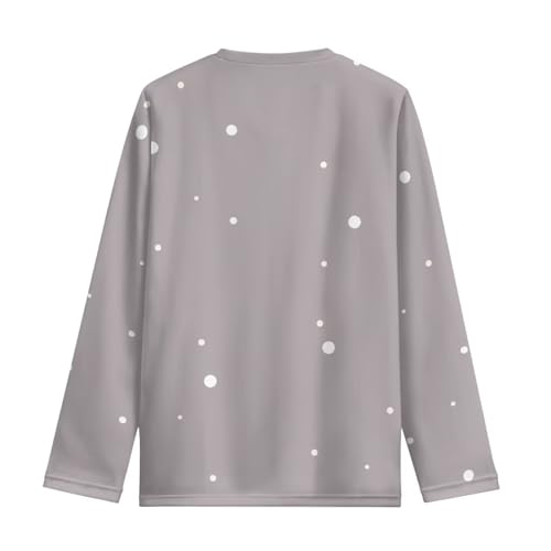 Image of Girls Long Sleeve T Shirt Cute Cartoon Crewneck Shirt for Kids 3-16Y Fall Winter Clothes