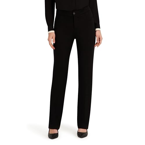 anne klein black dress pants Anne Klein Women's Pull ON Hollywood Waist Slim Ankle Pant, Asphalt
