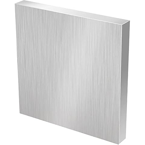 Aluminum Bar 4"（100mm）X4"（100mm）X1/2"（12mm）【1Pcs】Aluminum Sheet Solid Aluminum Plate 6061 Flat Bar,CNC,Precision Machining Cover