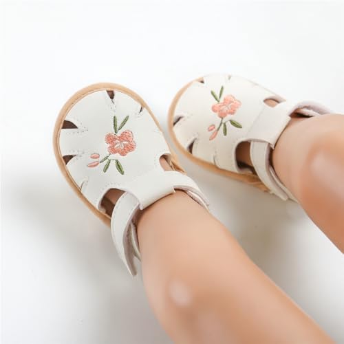Image of Infant Baby Boys Girls Summer Sandals Party Wedding Dress Flats Shoes Newborn Crib Shoes First Walkers Prewalkers 0-18 Months