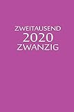 zweitausend zwanzig 2020: Planer 2020 A5 Lila (German Edition)