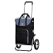 Produktbild Andersen Einkaufstrolley - klappbar - 45 Liter - mit Kühlfach - belastbar 60 kg - Stahlgestell - Trolley - Metallspeichen-Rad Ø 25 cm - Royal Shopper Steel Wismar schwarz