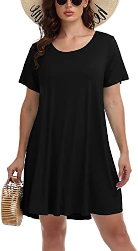 BELAROI Womens Summer Casual T Shirt Dresses Short