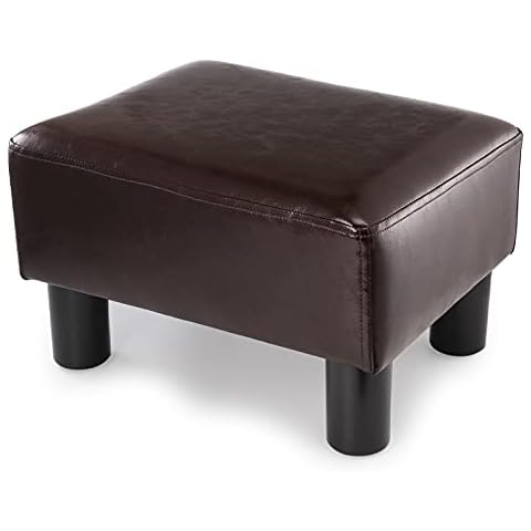 ZOOFOX Ottomane Fußstütze, PU-Leder Cover