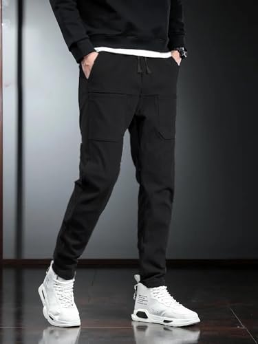 Image of Track Pant for Men || Track Pants || Plain Track Pant (Rib-Trackpant)