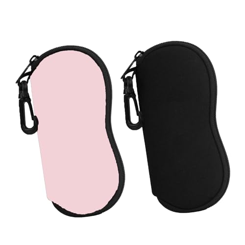 Image of Sunglass Case Soft Glasses Case 2 Pack Eyeglass Case With Hook Sunglass Organizer For Women