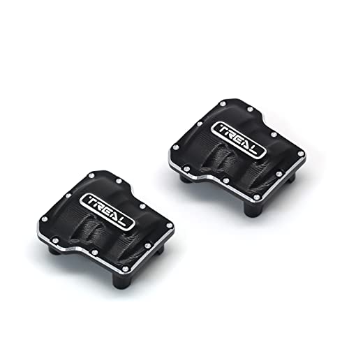 Couvercle de différentiel TREAL en alu 7075 CNC haute précision pour TRX4M 1/18