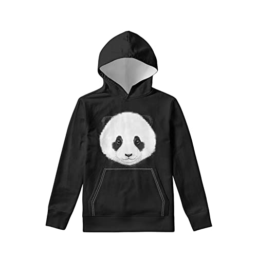 WELLFLYHOM Panda Boys Fashion Hoodies & Sweatshirts Long Sleeve Crewneck Casual Pullover Tops for Youth Teen Girls Hooded Sweater with Big Pocket Hoody Jackets Black Large WELLFLYHOM Panda Boys Fashion Hoodies & Sweatshirts Long Sleeve Crewneck Casual Pullover Tops for Youth Teen Girls Hooded Sweater with Big Pocket Hoody Jackets Black Large