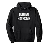 Photo Gallery gluten hates me gluten intolleranza allergia alimentare regalo felpa con cappuccio Photo Gallery gluten hates me gluten intolleranza allergia alimentare regalo felpa con cappuccio