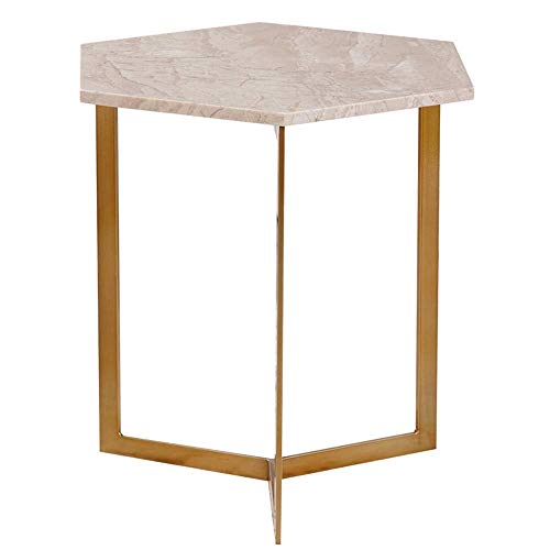 Home&Selected Furniture/Hexagon Marble Side Table Coffee Table Corner