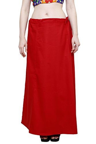 Image of Pistaa's combo of Women's Cotton Best Plain Solid Indian Readymade Inskirt Saree petticoats