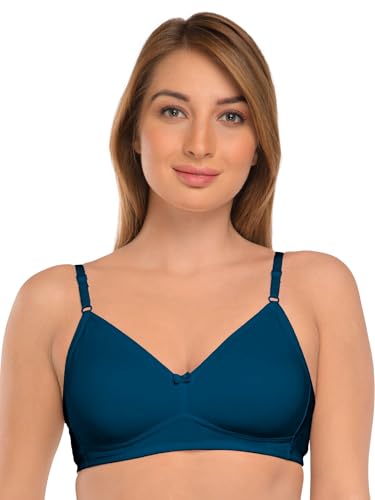Image of DAISY DEE Women's Girls Cotton Non-Padded Wirefree Seamless Full Coverage Comfortfit Everyday Use T-Shirt Bra - NDSZN