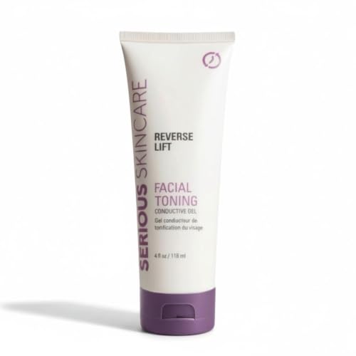Collagen Based Conductive Activator Gel for Use with Face Microcurrent Toning, Body Contouring, RF Facial Machine - Hydrating Non-Sticky Formula - Easy Glide - Serious Skincare Reverse Lift 4 oz