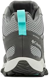 Columbia Women's Granite Trail Mid Waterproof, Titanium Grey Steel/Bright Aqua, 8 | Image 3