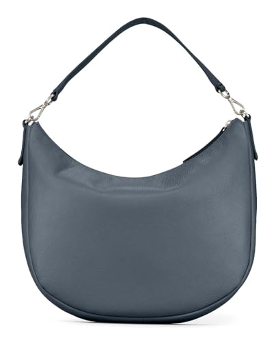 Bolso hobo y bandolera JOST Vika Hobo Bag color Petrol de diseño curvo 4