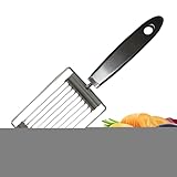 Cortes De Legumbres - Soporte De De Cebolla De Acero | Cocina De Mandolina Profesional | Cortador De Jamón De Acero Inoxidable Con Mango De Madera, Aparátiles Dispositivos De Cocina Para Huevos,