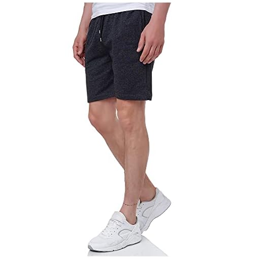 Smith & Solo Sportbroek voor heren, korte broek voor heren, loopshorts voor mannen, zomer, katoen, joggingbroek…