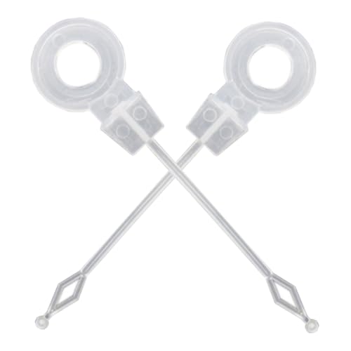 HRLORK 2 Pcs Fridge Drain Hole Plunger Universal Refrigerator Cleaning Dredging Tool Reusable Plastic Plunger