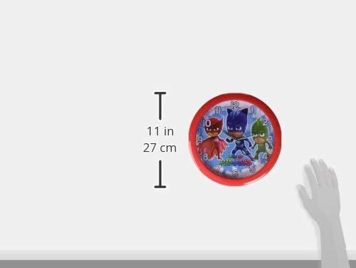 4SGM PJ Masks 10" Round Wall Clock Standard, Multicolor
