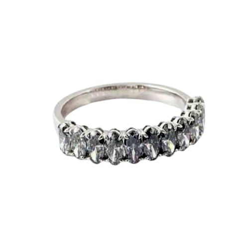 Bague moissanite argent 925 massif RNG-1561, bijou pierre de naissance avril femme DEF-VVS