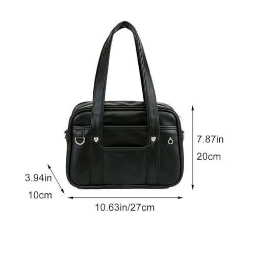 Bolso escolar japonés de gran capacidad con cremallera para evitar pérdidas de apuntes 5