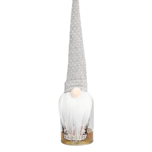 - Tapa de botella, funda reutilizable para botella de vino, funda de botella de vino de Navidad para compañeros de familia, regalo de Navidad