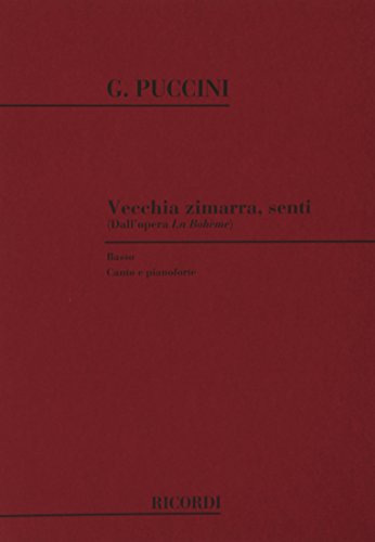 La boheme: vecchia zimarra, senti