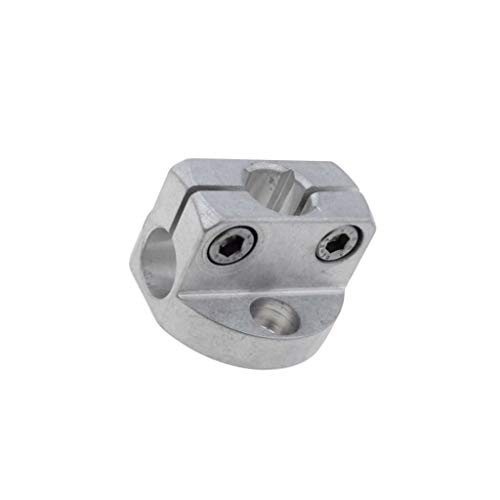 Pièce de liaison GN 473-B12-MT ELESA+GANTER en aluminium pour montage industriel