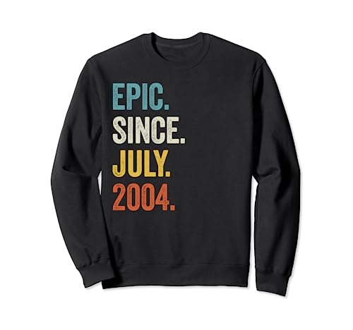 Epic Since July 2004 19 cumpleaños Sudadera