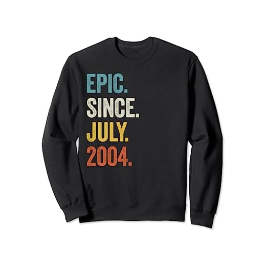 Epic Since July 2004 19 cumpleaños Sudadera