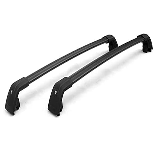 Takräcke Crossbars Aluminiumlegering Passar till Fo-rd Focus Active 2018-2020 Cross Bars Set 2-Piece Cargo Bagage Custom Cargo Carrier Rack Låsbar,Black
