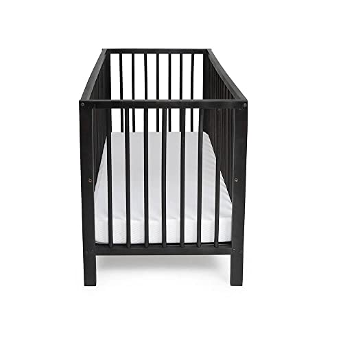 Image of Wakefit Baby Cot | 1 Year Warranty | Baby Crib, Cradle for Baby, Baby Cot Bed, Wooden Cradle for Baby, 2-Level Height Adjustable - Rapunzel (Sheesham Wood, American Walnut, Age 0-4 Years)