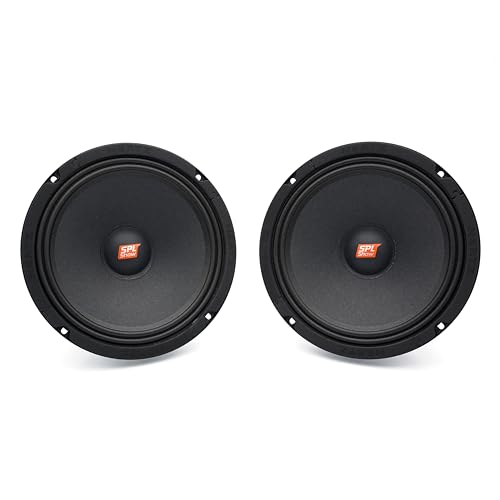 HERTZ SPL Show Series SV-2001 8 in. (200mm) SPL 4-Ohm Midrange Speakers (Pair)