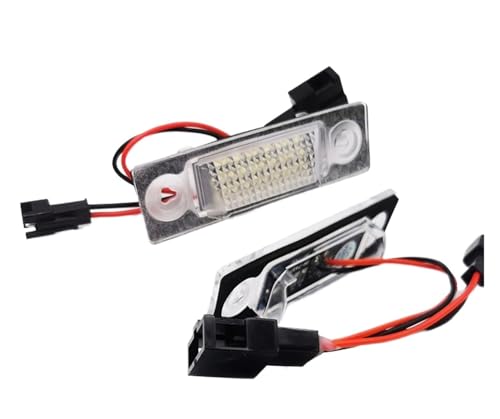 Feu de plaque d'immatriculation LED pour Seat Alhambra, VW Sharan et Ford Galaxy 2 pcs 6000K