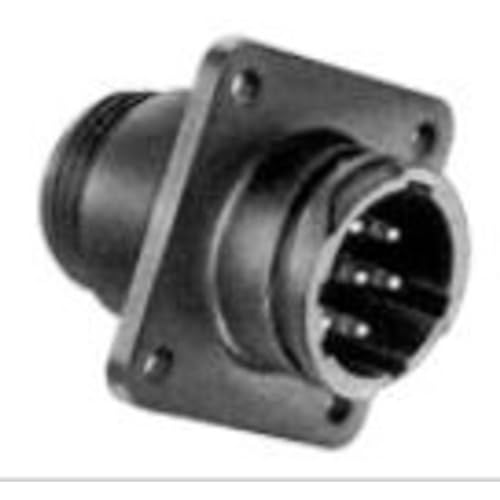 AMP 211401-1 Receptacle, CPC Series 1, PIN, Circular Connector HOUSING, Panel Mount, 7, 13-7 ROHS Compliant: YES