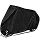 EMSMIL Motorradabdeckung Motorradabdeckungen Motorrad Garagen Roller Abdeckplane Abdeckhaube Schutzhülle XXXL 190T Oxford Stoff Motorradplane Wasserdicht Motorradgarage Schwarz 265 x 105 x 125 cm