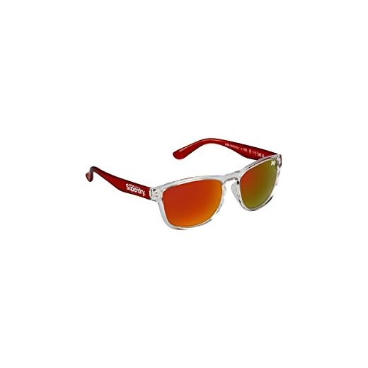 Superdry SDS Rockstar - Dioptrías, color rojo translúcido
