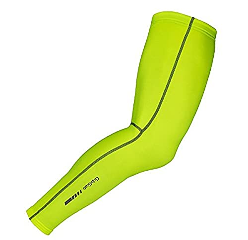 GripGrab füßlinge jambières cyclistes réfléchissantes et thermiques jaune fluo