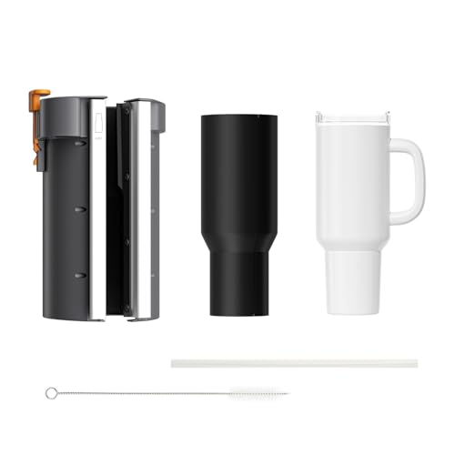 HTVRONT Tumbler Heat Press Attachment for 40 oz Detachable Handle Tumbler Comes with a 40 oz Tumbler with Handle Install and Replace in Seconds